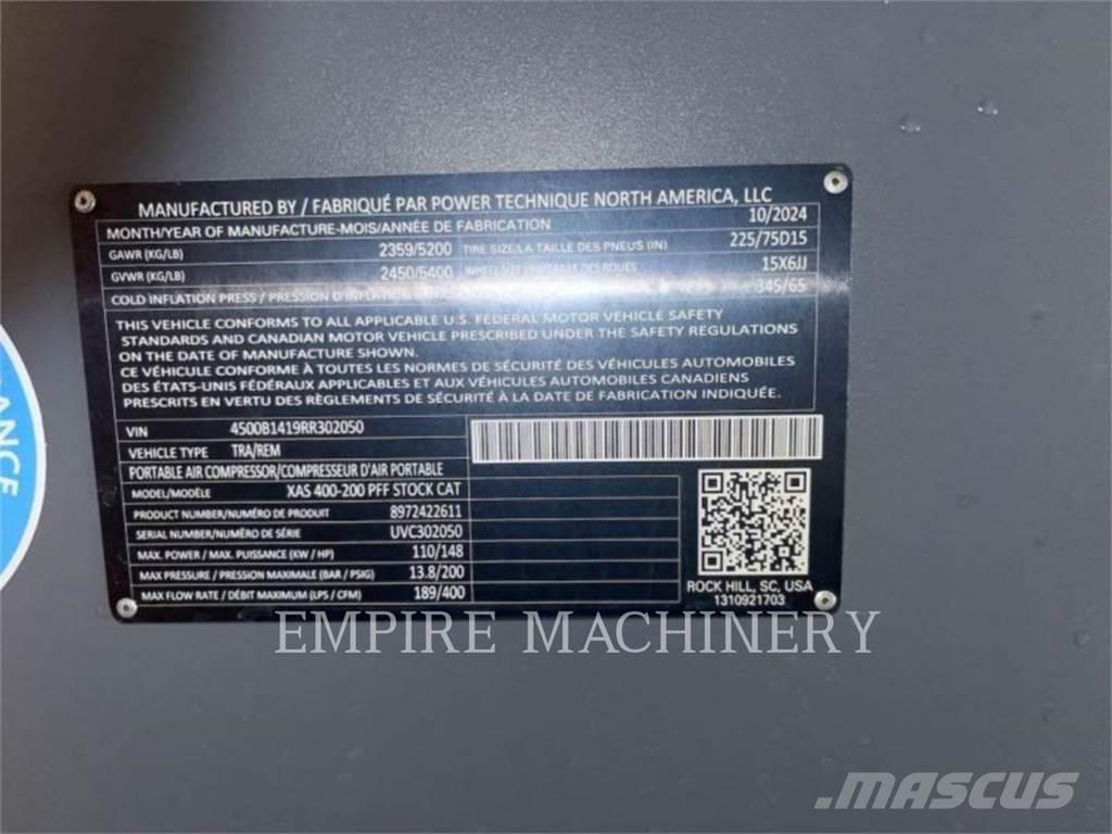 Atlas Copco XAS400CD Kompressoren