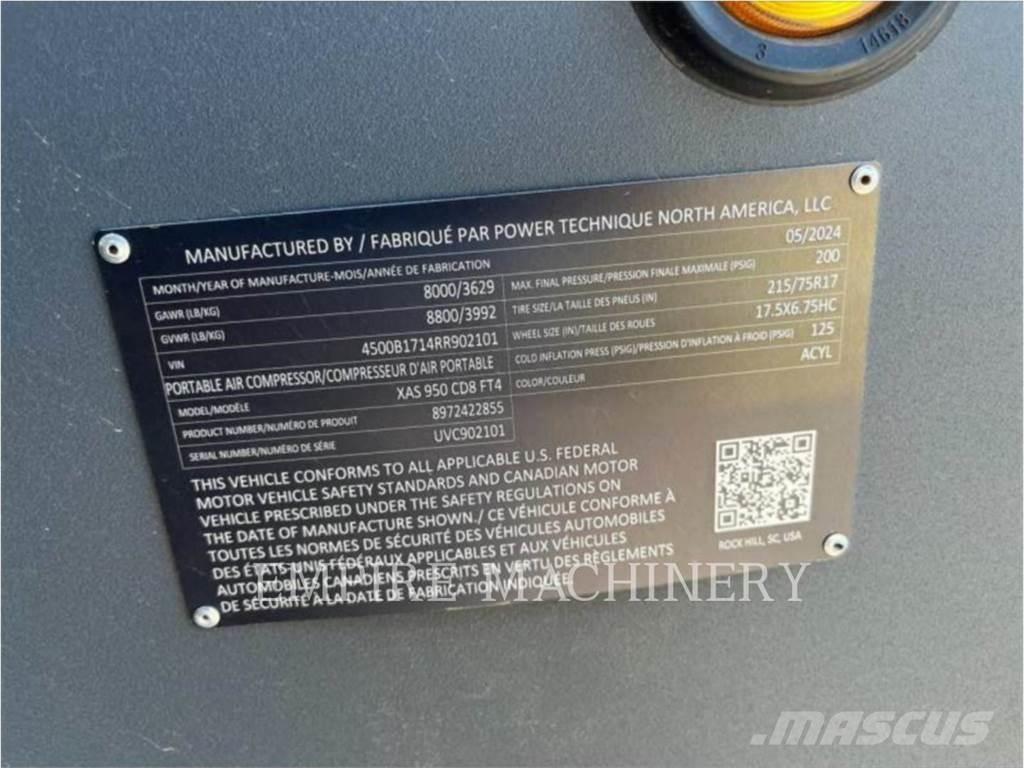 Atlas Copco XAS950CD Kompressoren