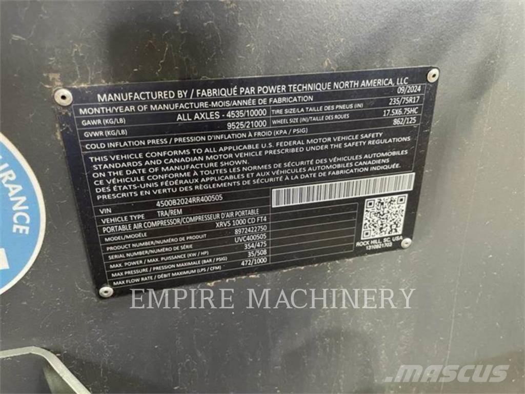 Atlas Copco XRVS1000CD Kompressoren