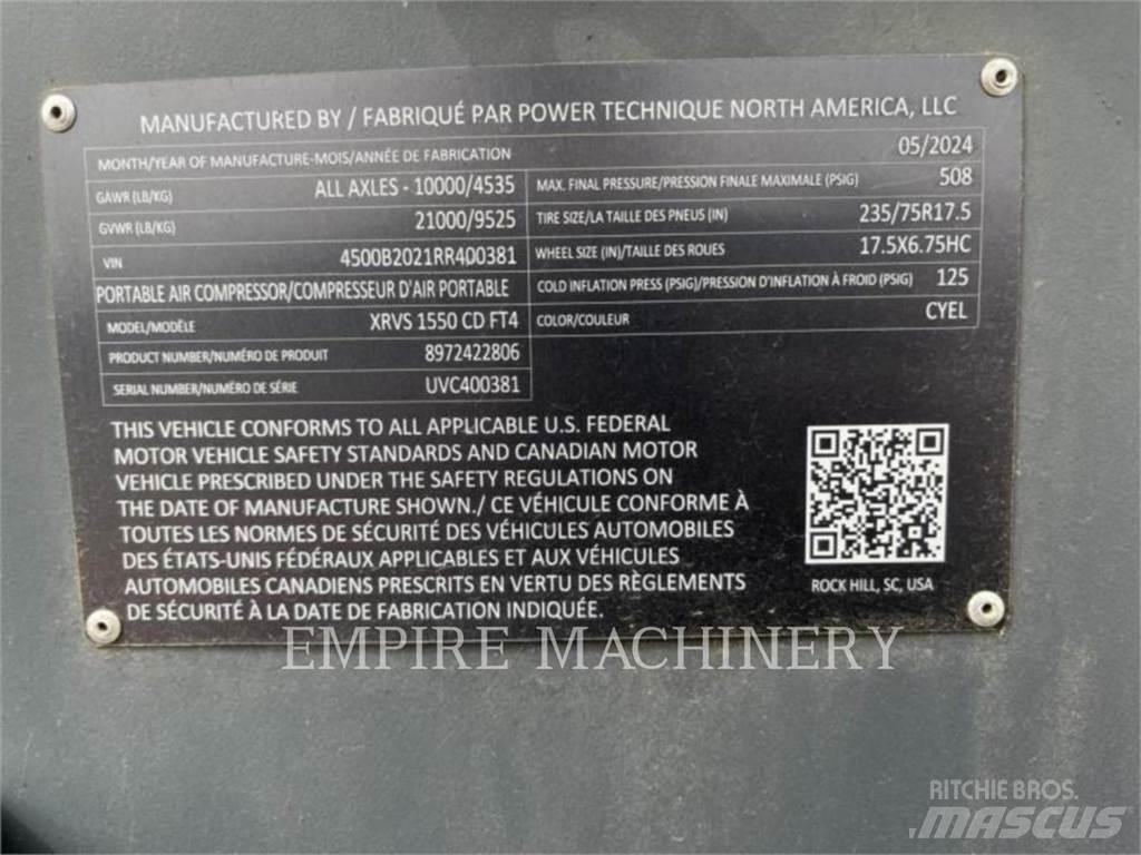 Atlas Copco XRVS1550CD Kompressoren