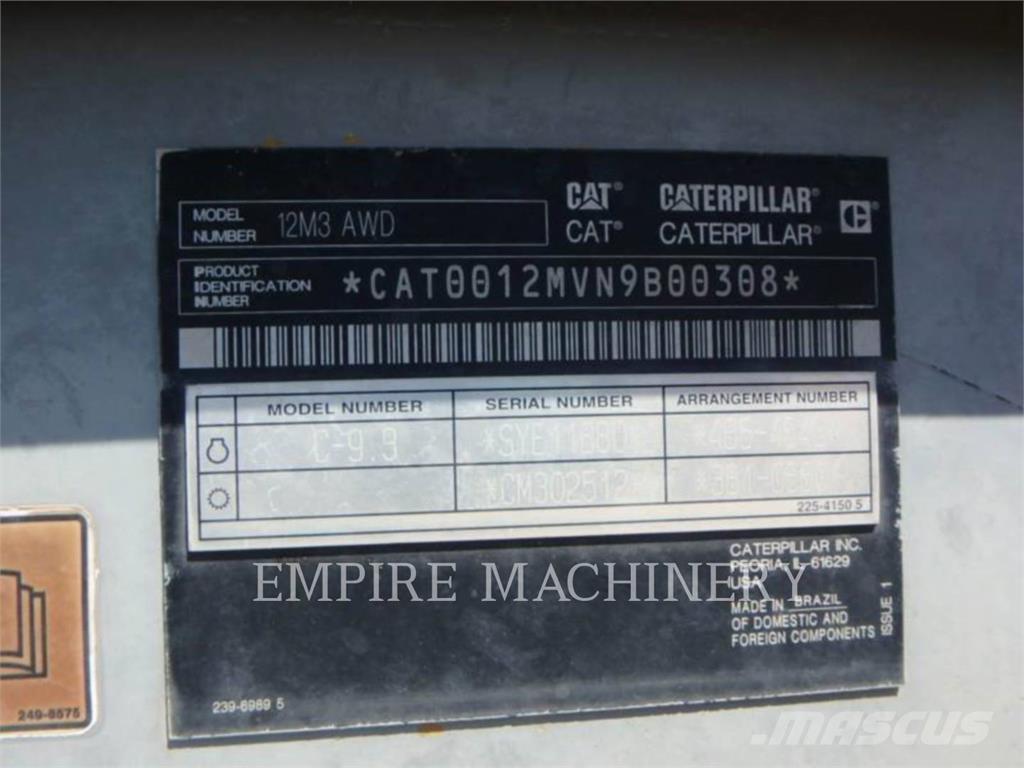 CAT 12M3 AWD Grader