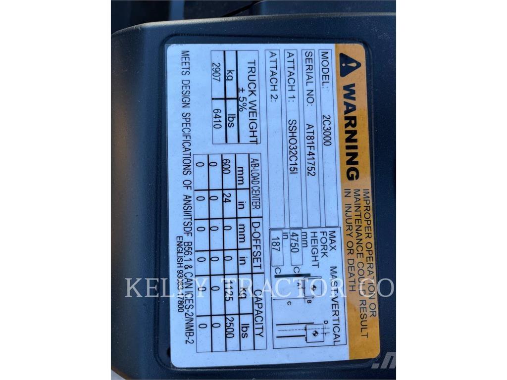 CAT 2C3000 Andere Gabelstapler