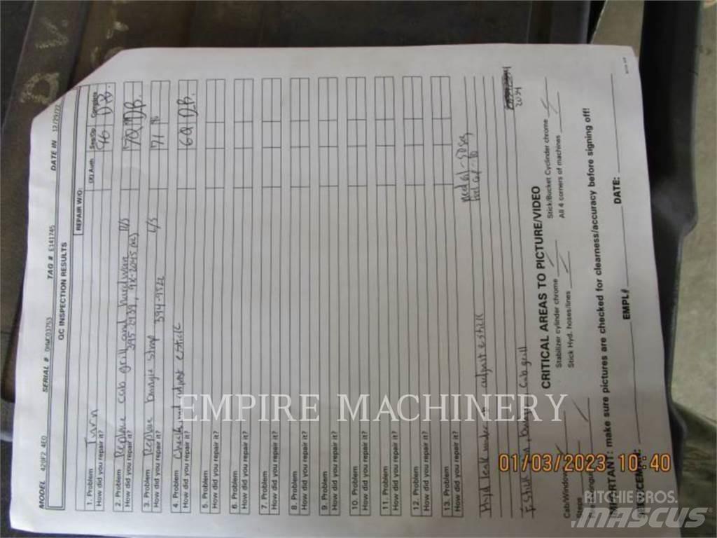 CAT 420F2 4EO Baggerlader