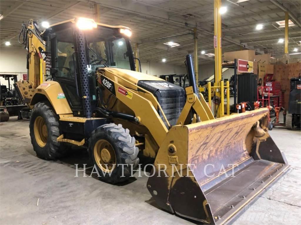CAT 420F2 CAB Baggerlader