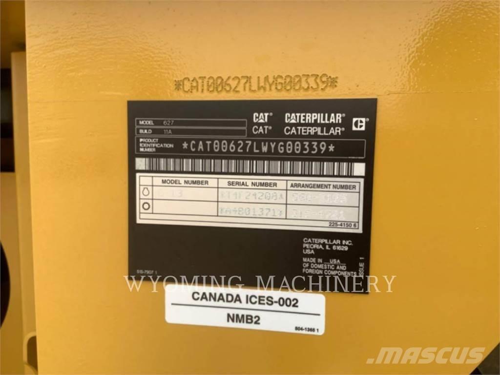 CAT 627 Schaber