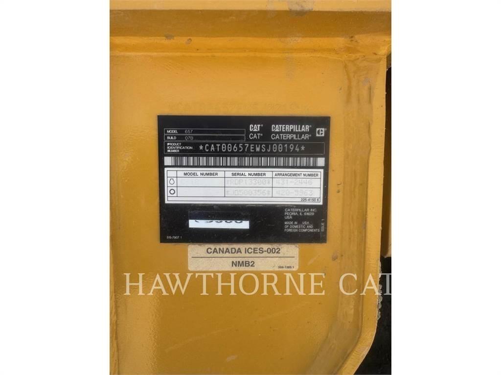 CAT 657 Schaber