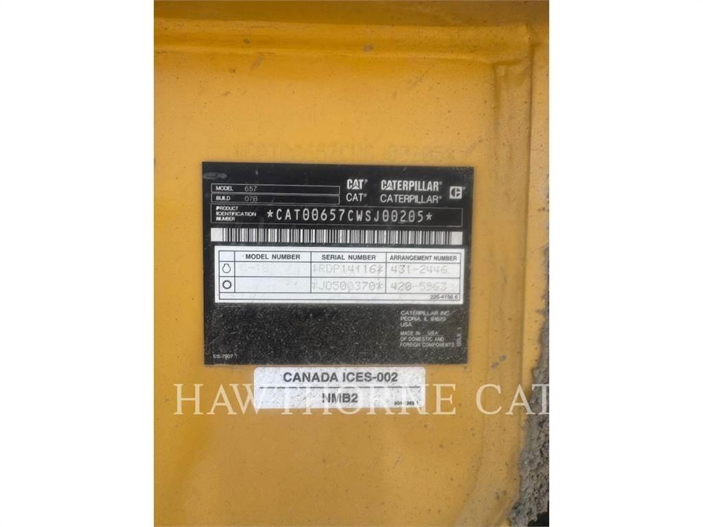 CAT 657 Schaber