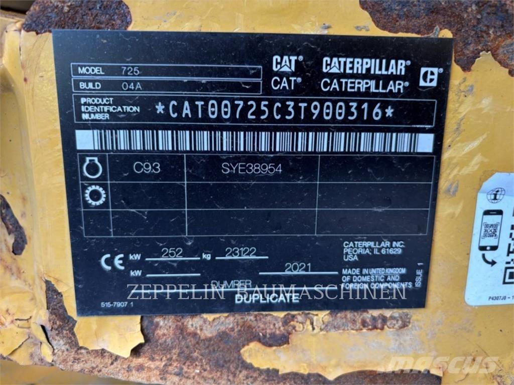 CAT 725-04A Dumper - Knickgelenk