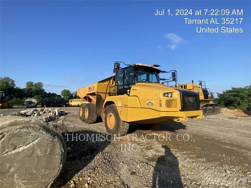 CAT 730 Dumper - Knickgelenk
