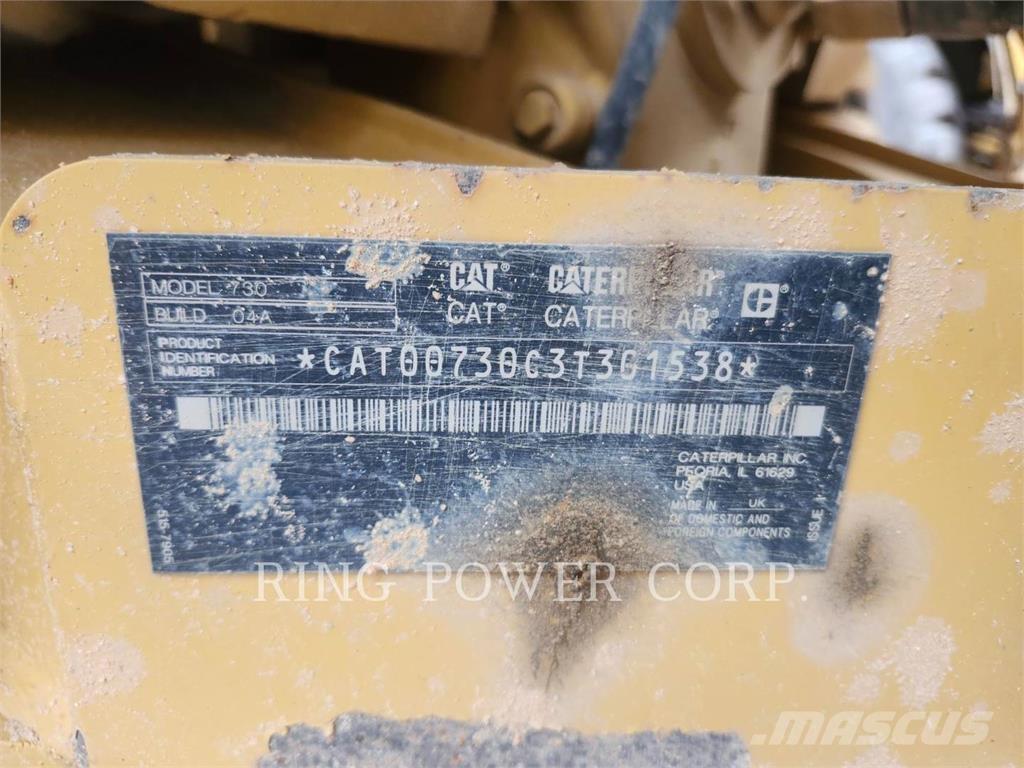 CAT 730TG Dumper - Knickgelenk