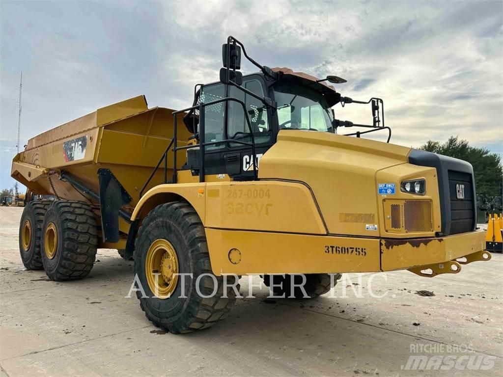 CAT 745 Dumper - Knickgelenk
