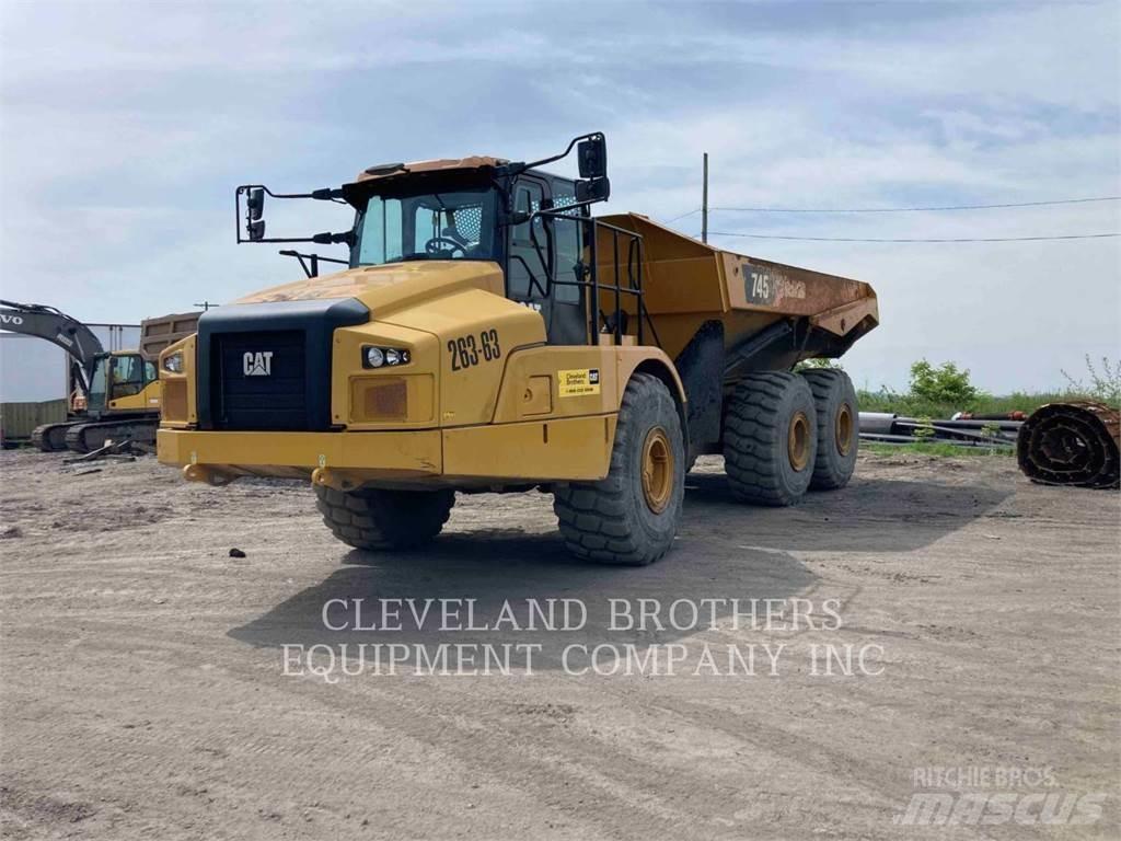 CAT 745 Dumper - Knickgelenk