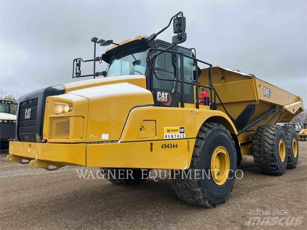 CAT 745 Dumper - Knickgelenk