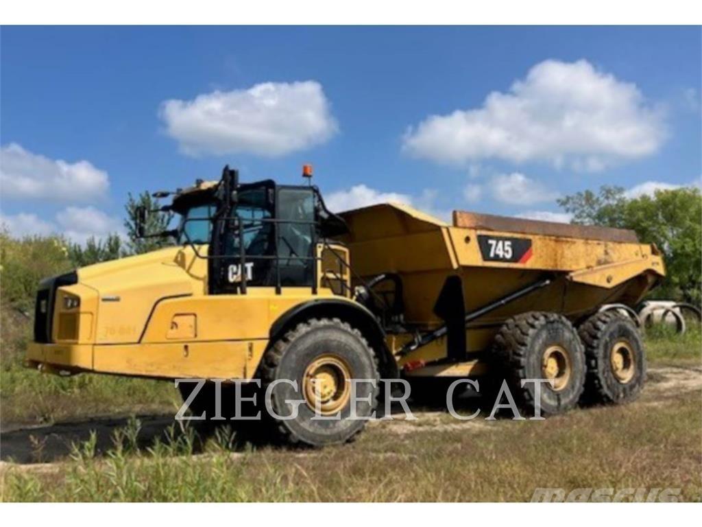CAT 745 Dumper - Knickgelenk