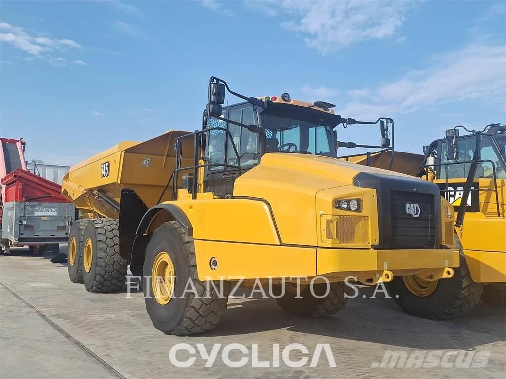 CAT 745 Dumper - Knickgelenk