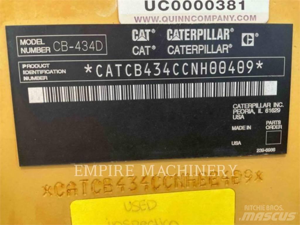 CAT CB434D Tandemwalzen