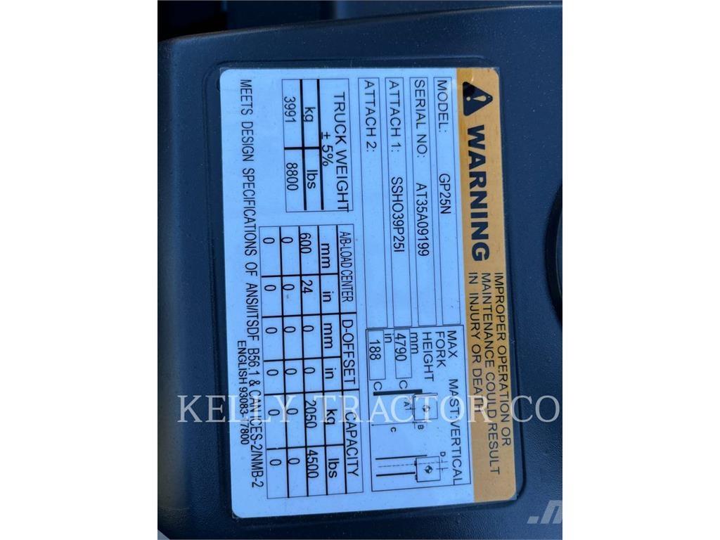 CAT GP25N Andere Gabelstapler