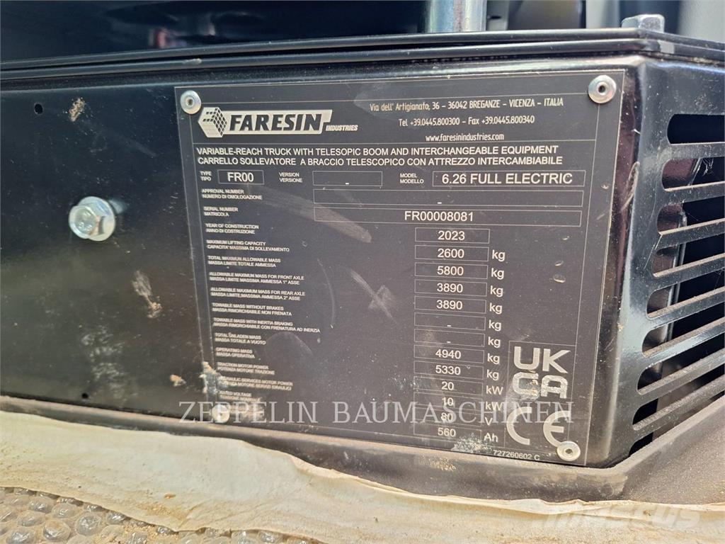 Faresin 6.26E Teleskoplader