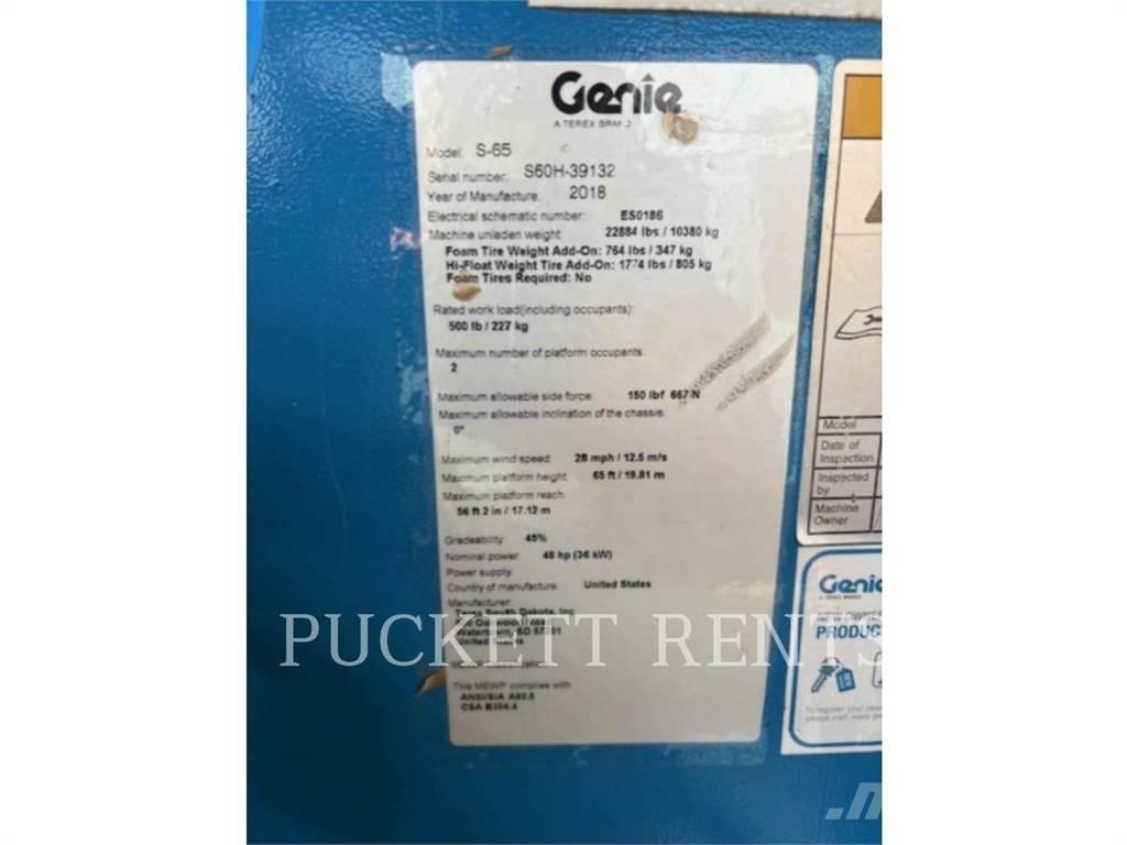 Genie S-65 Gelenkteleskoparbeitsbühnen
