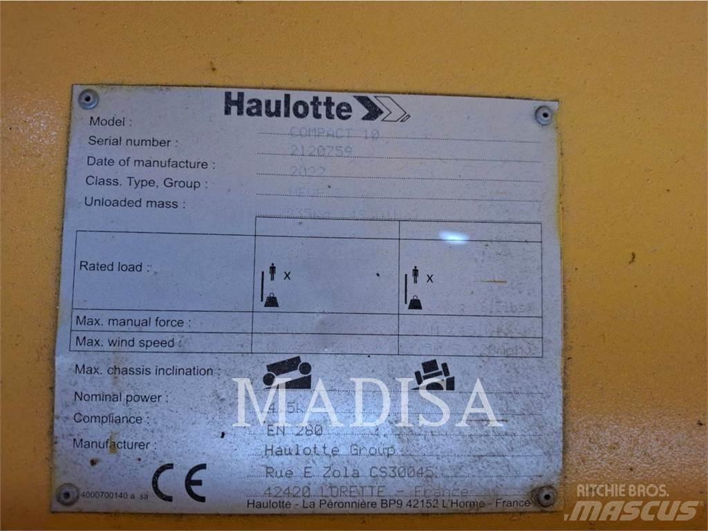 Haulotte COMPACT 10 Scheren-Arbeitsbühnen