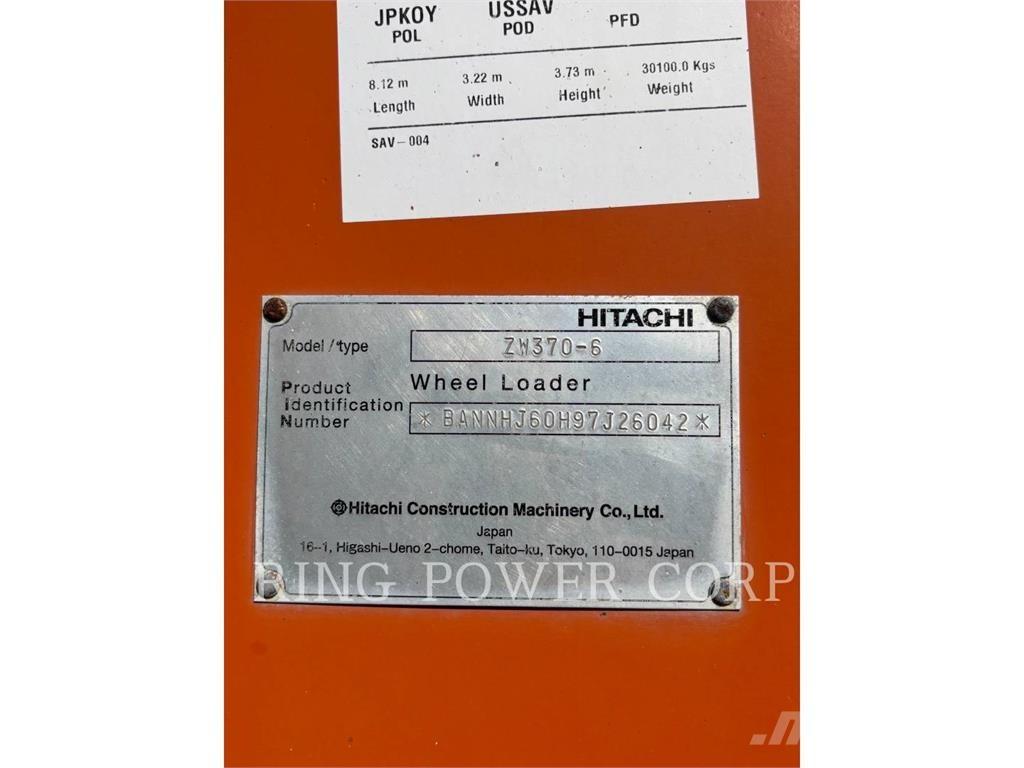 Hitachi ZW3706-6 Radlader