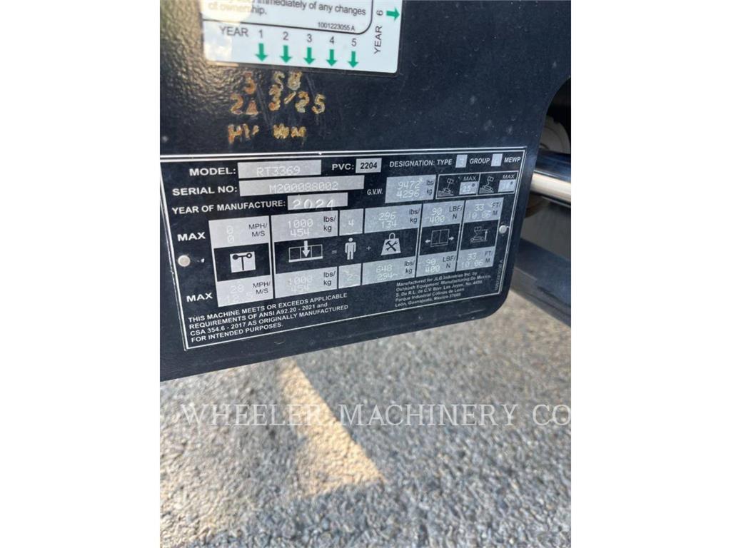 JLG RT3369 Scheren-Arbeitsbühnen