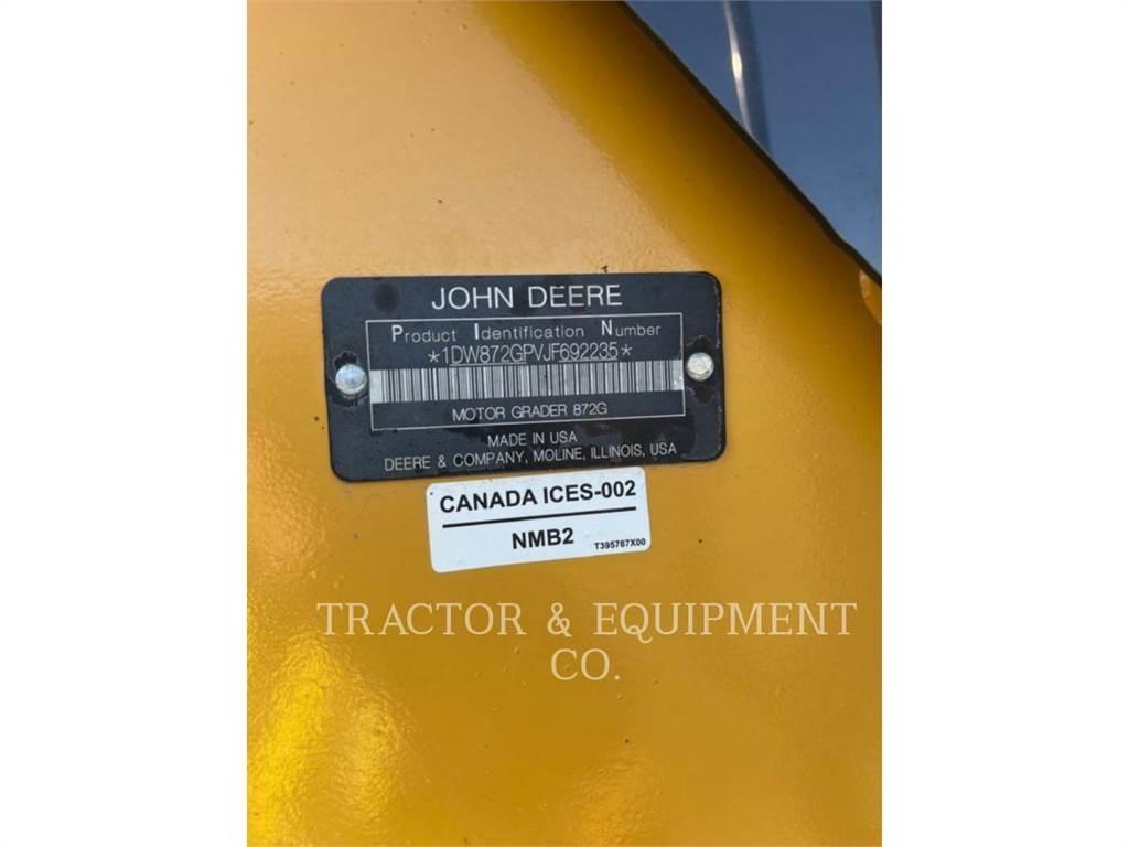John Deere 872GP Grader