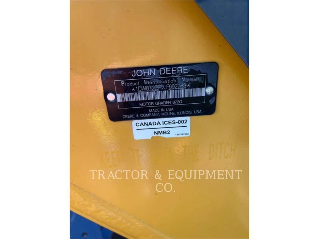 John Deere 872GP Grader