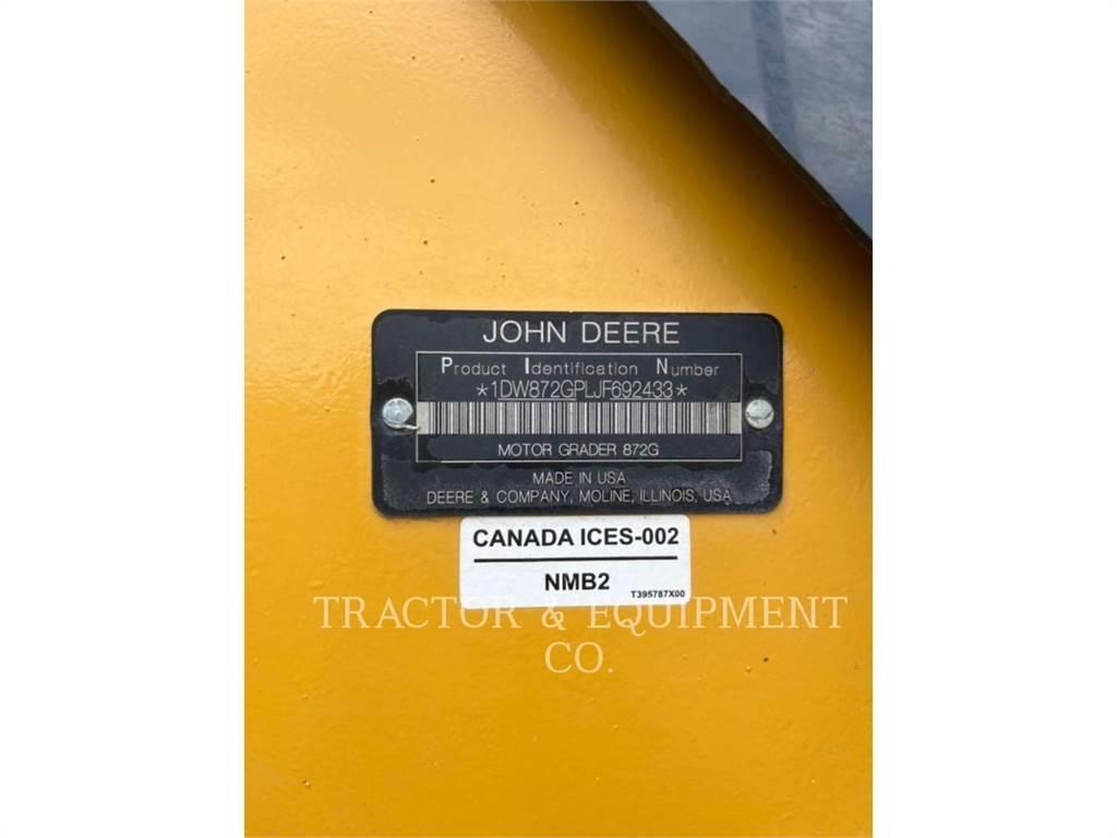 John Deere 872GP Grader
