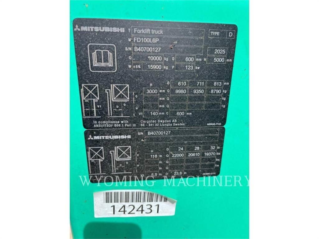 Mitsubishi FD100L6P Diesel Stapler