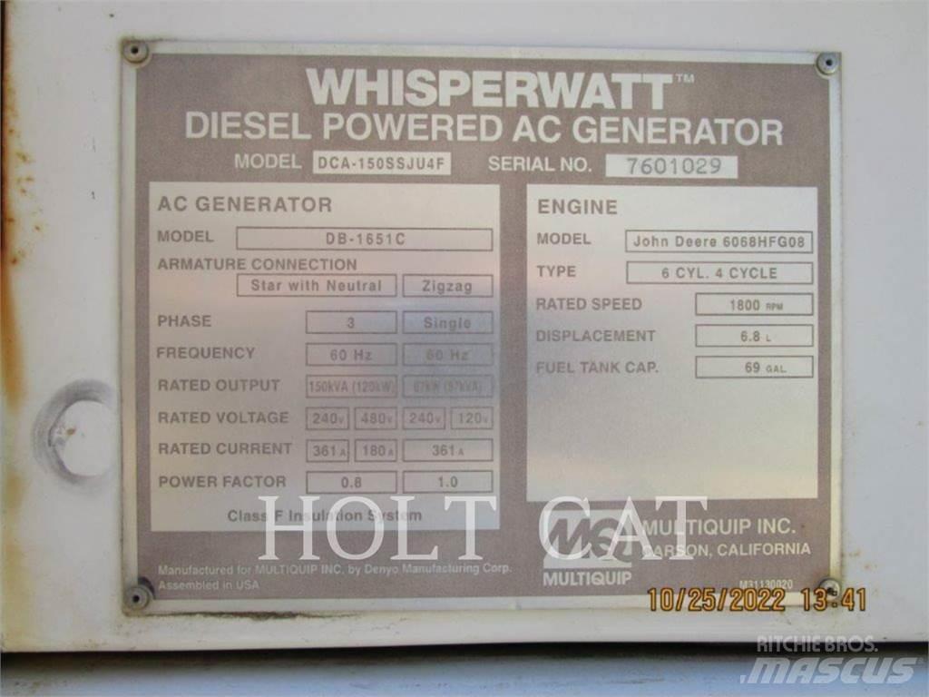 MultiQuip DCA150SSJU4F Andere Generatoren