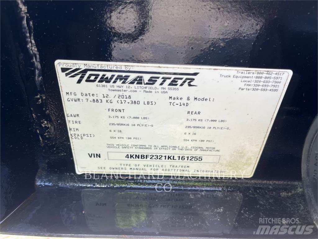 TOWMASTER TC-14D Andere Anhänger