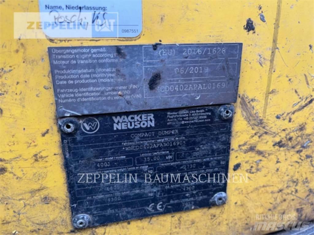 Wacker 4001 Dumper - Knickgelenk