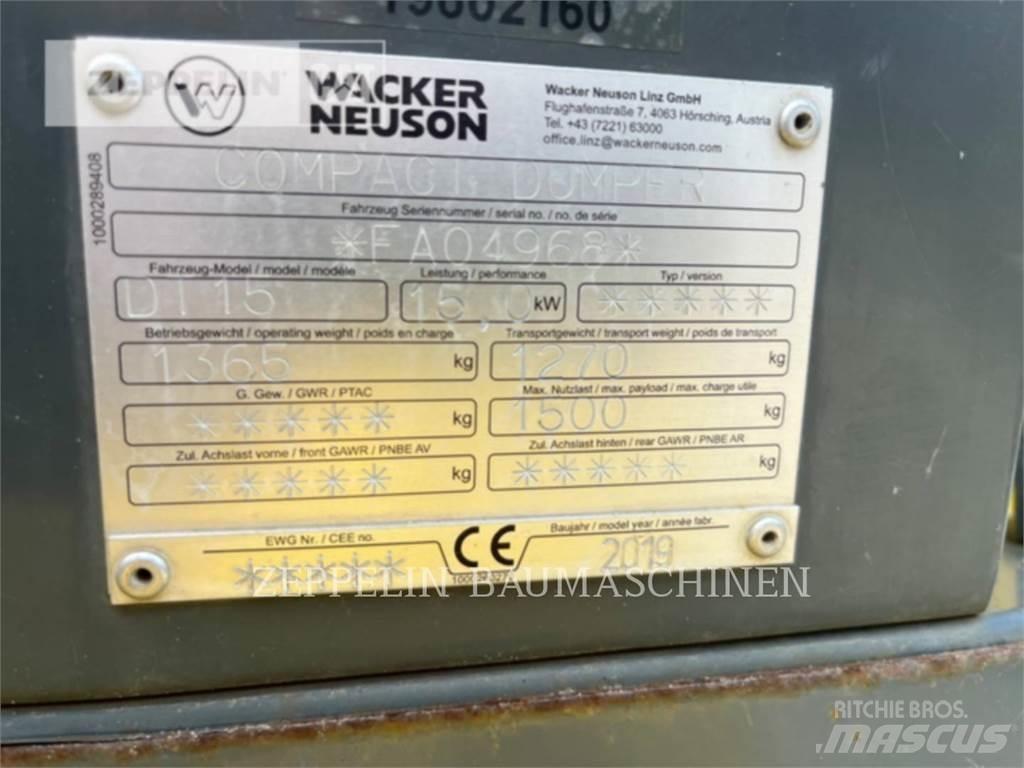 Wacker DT15 Dumper - Knickgelenk
