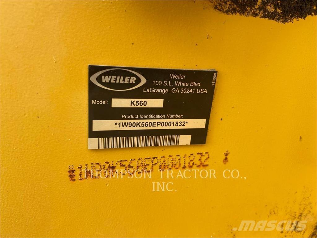 Weiler K560FV Gelenkausleger Lader