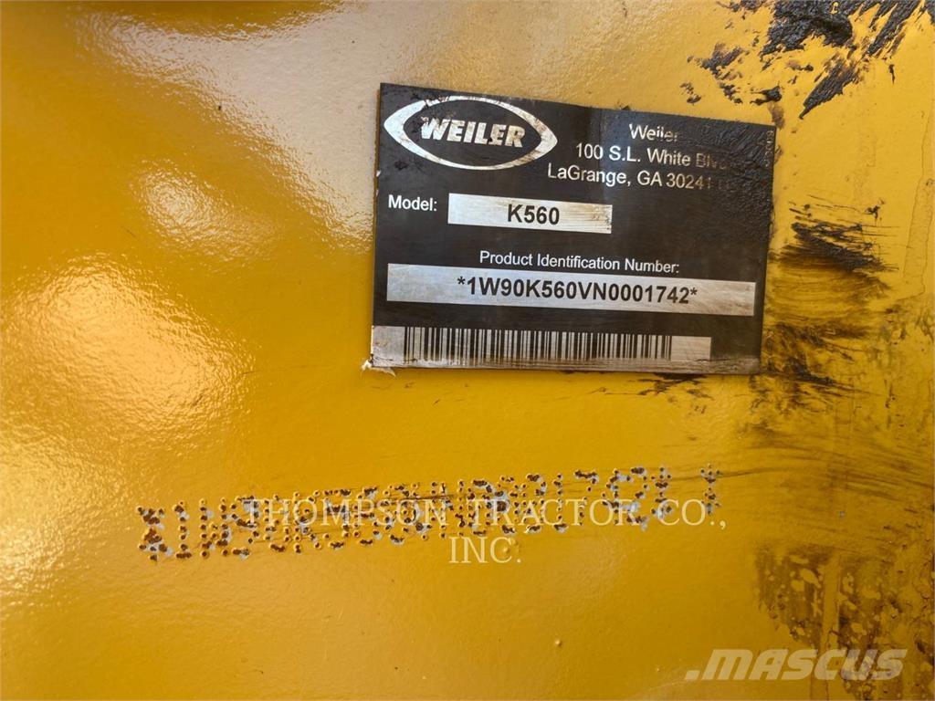 Weiler K560FV Gelenkausleger Lader