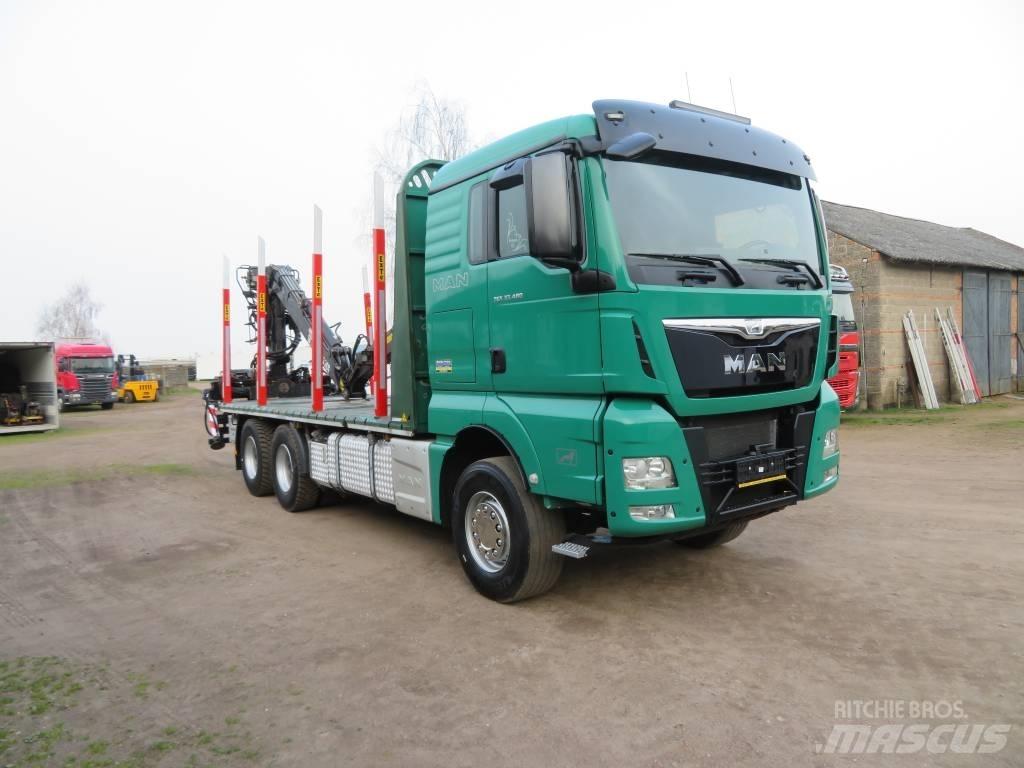 MAN TGX 33.480 Holzfahrzeuge