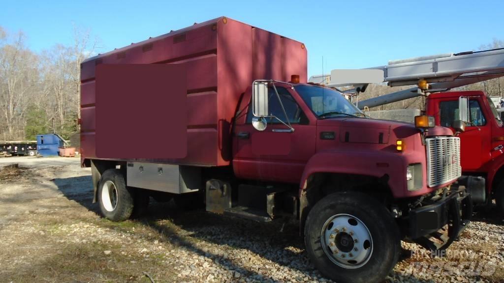 GMC C7500 Holztransportanhänger