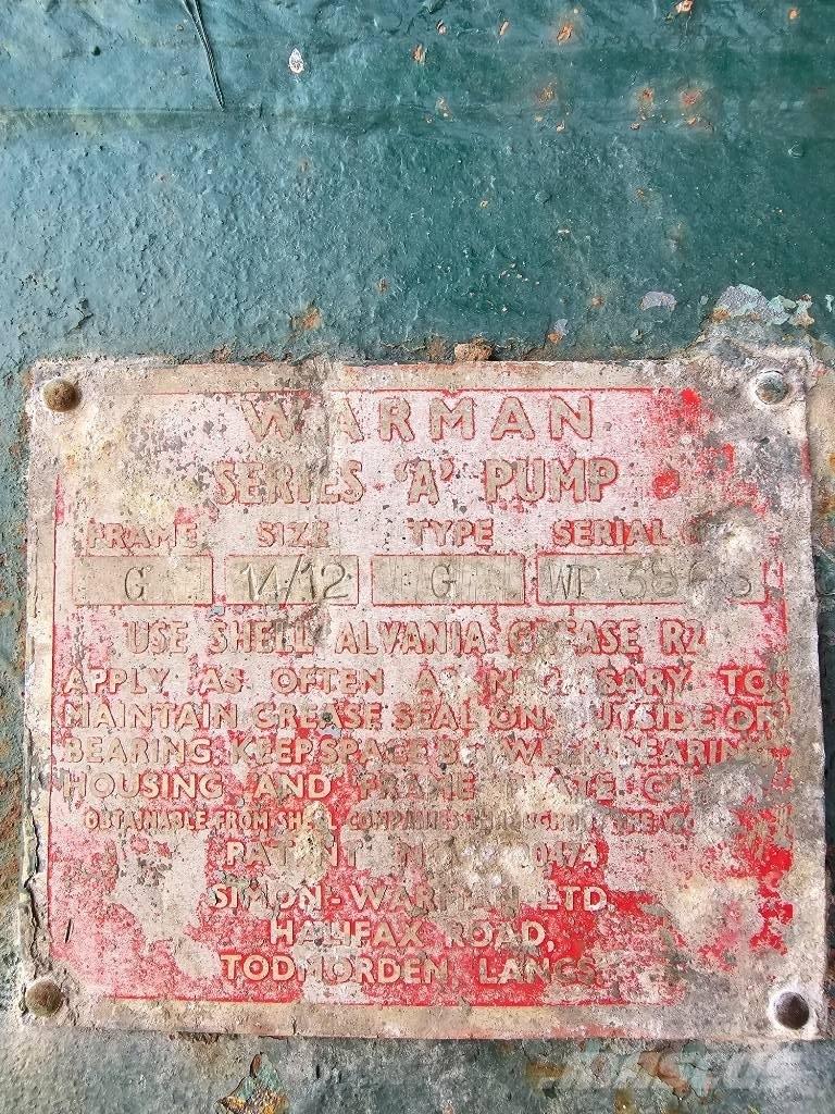 Warman pump 14/12'' Schwimmbagger