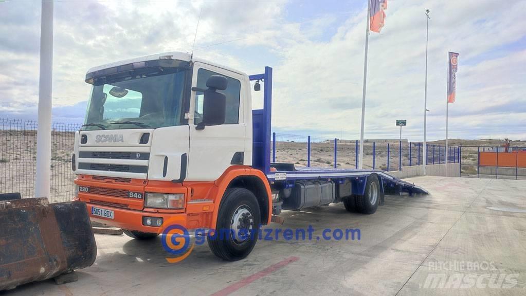 Scania P 220 Pritschenwagen/Pritschenwagen mit Seitenklappe