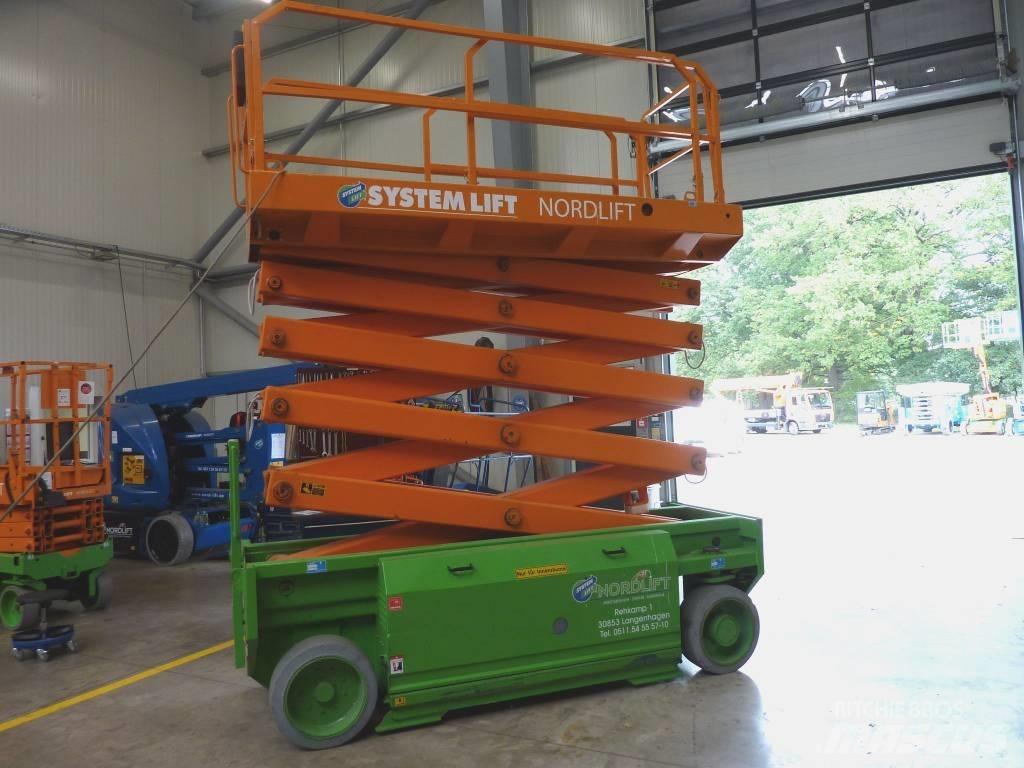 HAB S 152 10 E2WD Scheren-Arbeitsbühnen