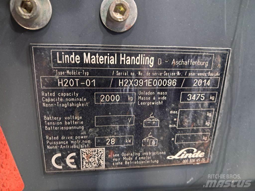 Linde H20T-01 Gas Stapler