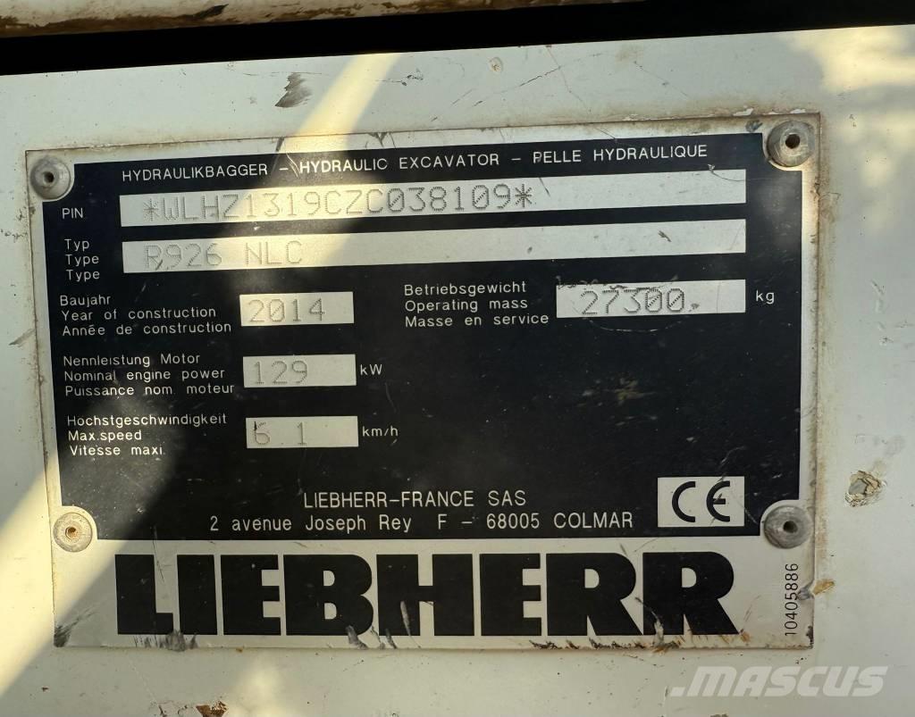 Liebherr R 926 Raupenbagger