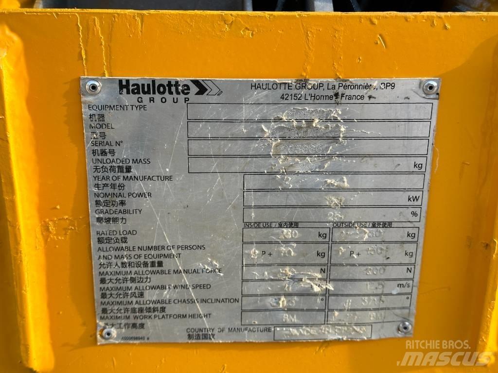 Haulotte OPTIMUM 8 Scheren-Arbeitsbühnen