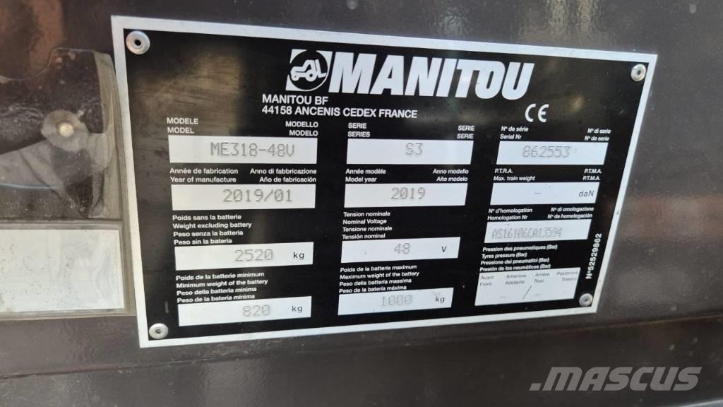 Manitou ME 318 Elektro Stapler