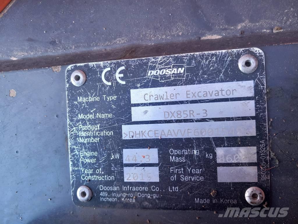 Doosan DX 85 R-3 Midibagger  7t - 12t
