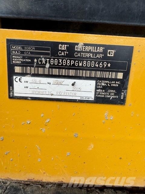 CAT 308 CR Midibagger  7t - 12t