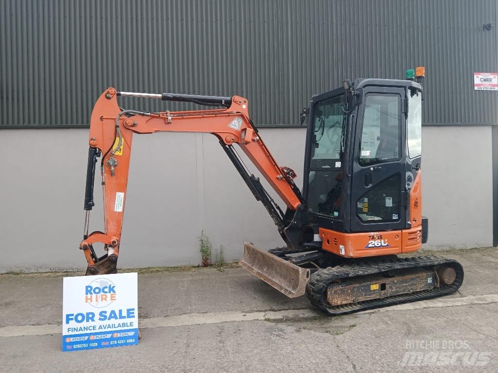 Hitachi ZX 26 U-6 Minibagger < 7t