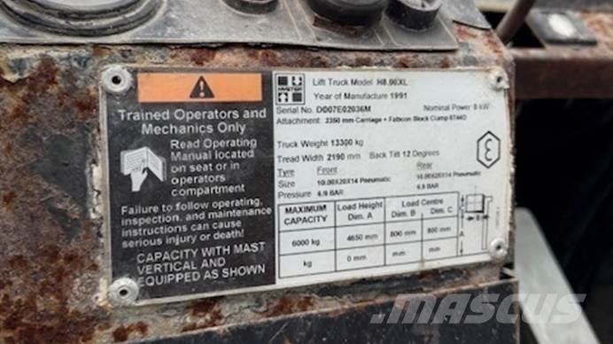 Hyster H 8.00 XL 5 Selbstfahrstapler