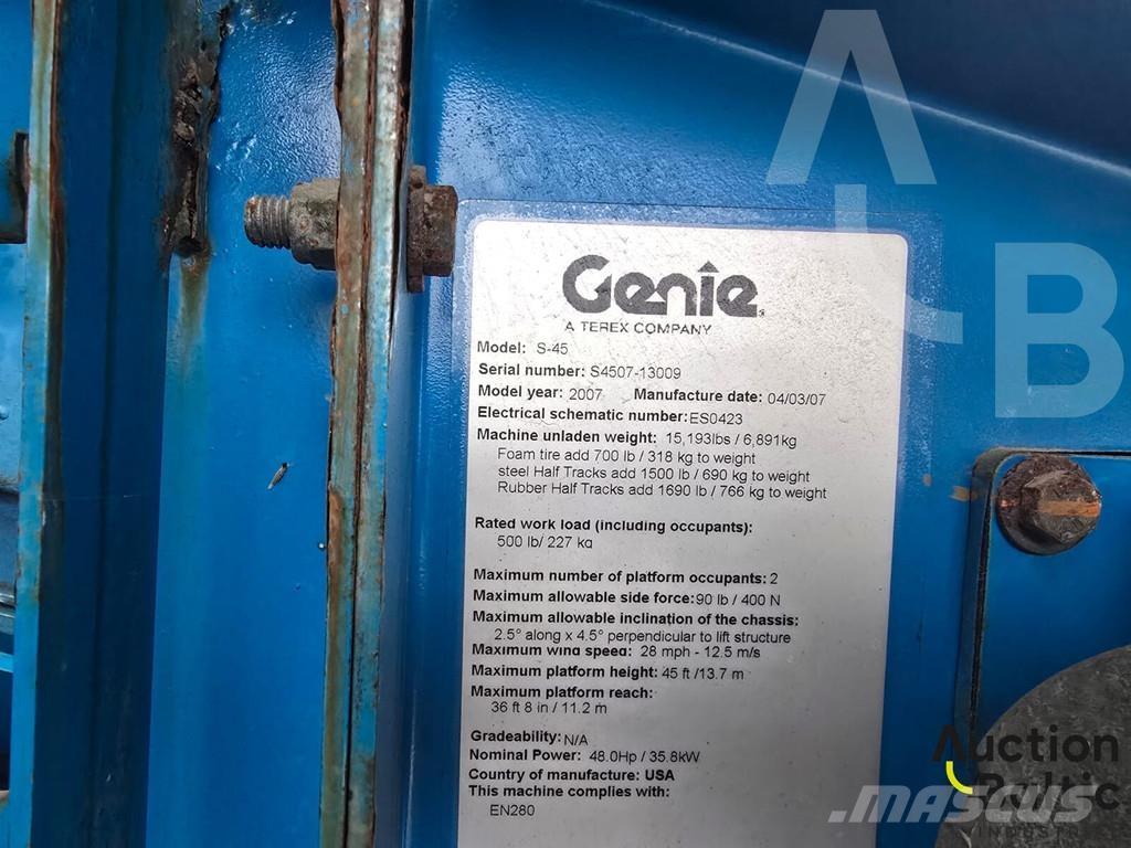 Genie S 45 Gelenkteleskoparbeitsbühnen